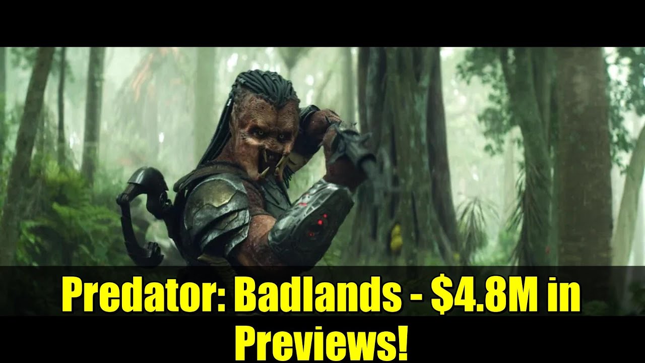 Predator: Badlands - $4.8M in Previews! | Box Office Analysis and Comparison
