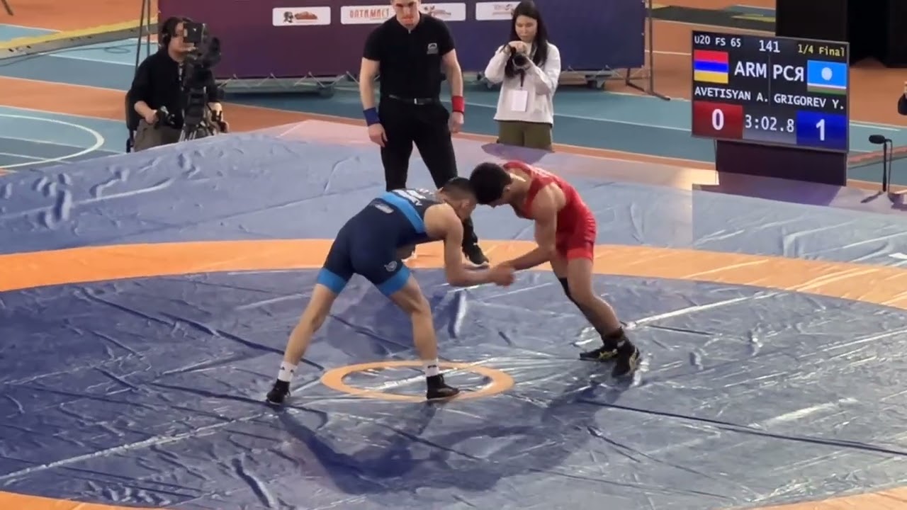 65 кг 1/4 финала Андраник Аветисян - Юлиан Григорьев
