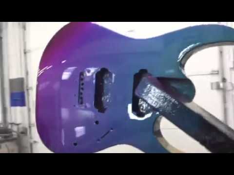 Guitar Painted in Mystichrome Look (like a mustang cobra ...