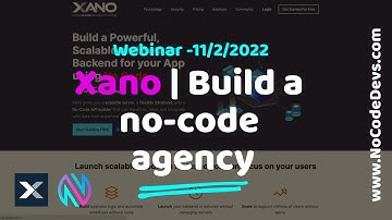 Xano | Build a no-code agency