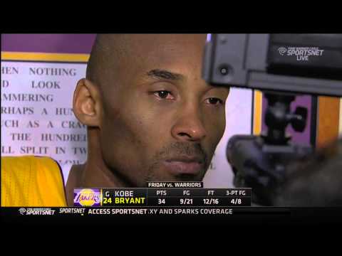 Kobe Interview after the Game