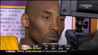 Kobe Interview after the Game Guide