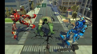 New Incredible Mutant Monster VS Robots | Monster Hulk City Robots Battle | Android Gameplay screenshot 2