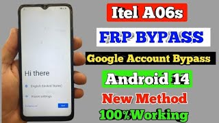 Itel A06s Android 14 Frp Bypass| Remove Google Account| Frp Bypass with PC 2026