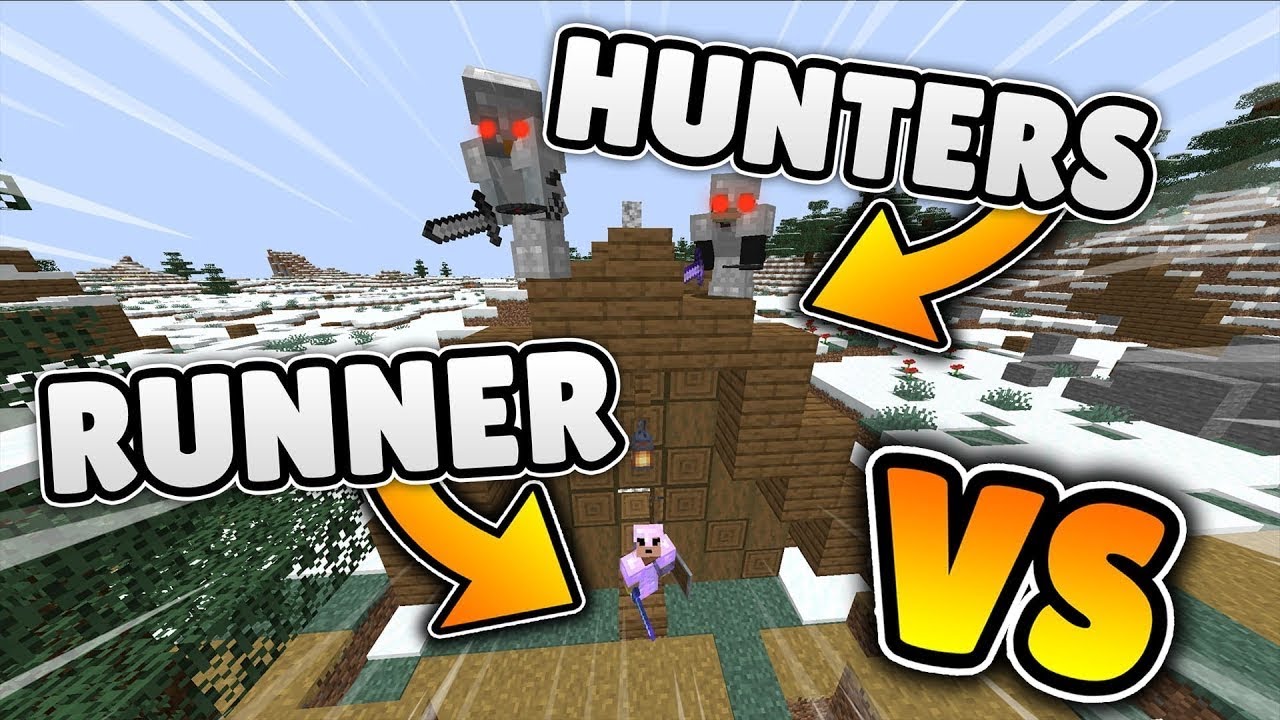 Minecraft speed runner vs hunter bedrock YouTube