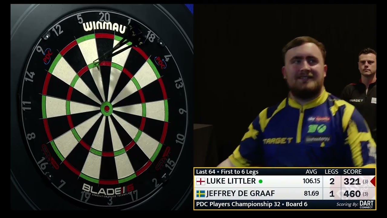 Luke Littler vs Jeffrey De Graaf | Players Championship 32 2025 🎯