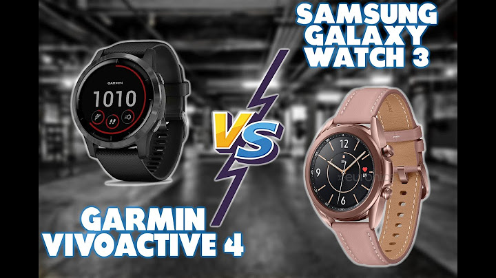 Samsung Galaxy Watch vs Garmin Vivoactive 4