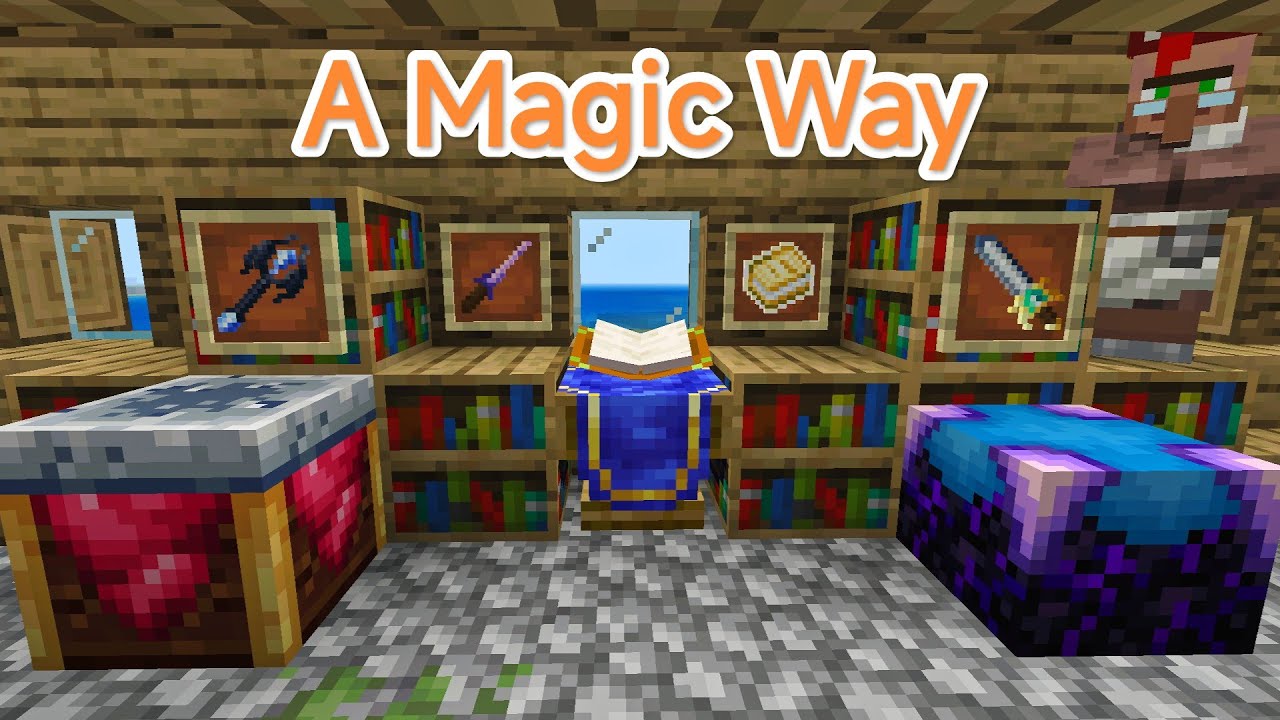 A Magic Way мод на магию для Minecraft Bedrock