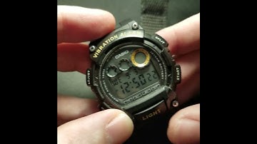 Casio horloge trillingen W735