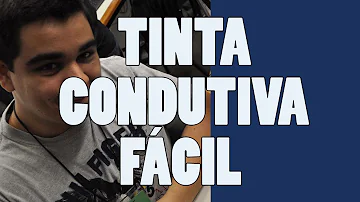 Como é feita a tinta condutiva?