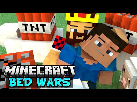 Видео: ПОДРЫВАЕМСЯ С ВРАГАМИ - Minecraft Bed Wars (Mini-Game)