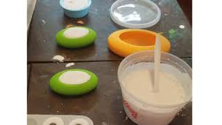 How to make your own stones - The Oval Mold from HDC -with Miranda & Seppe Pitrone DIY Stones