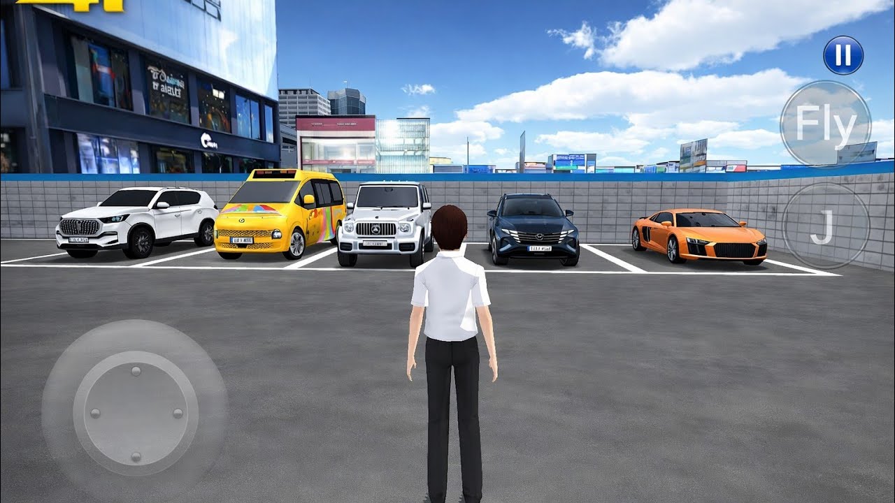 New Mercedes car Stuck in Parking Garage - 3D Driving Class 2026 - 3D Driving Class - Car Game