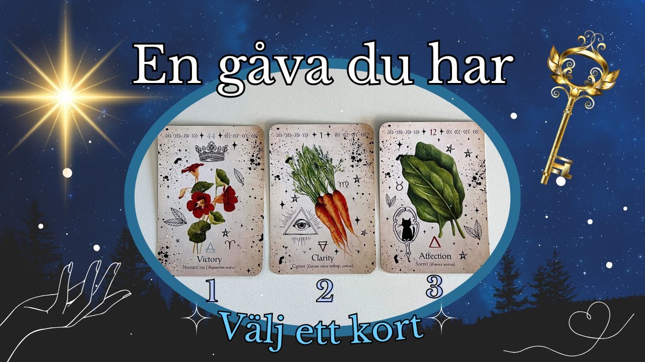En gåva du har 🙏👼⭐️🧚🏻‍♂️❤️ TAROT ✨PICK A CARD ✨