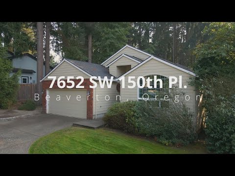 7652 SW 150th Pl., Beaverton, OR home video tour