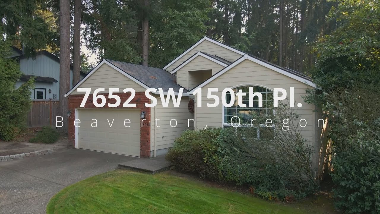 One Level Home in Beaverton Video of 7652 SW 150th Pl. Beaverton, Oregon YouTube
