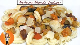 Pasta con Pisto de Verduras | Receta de Cocina en Familia