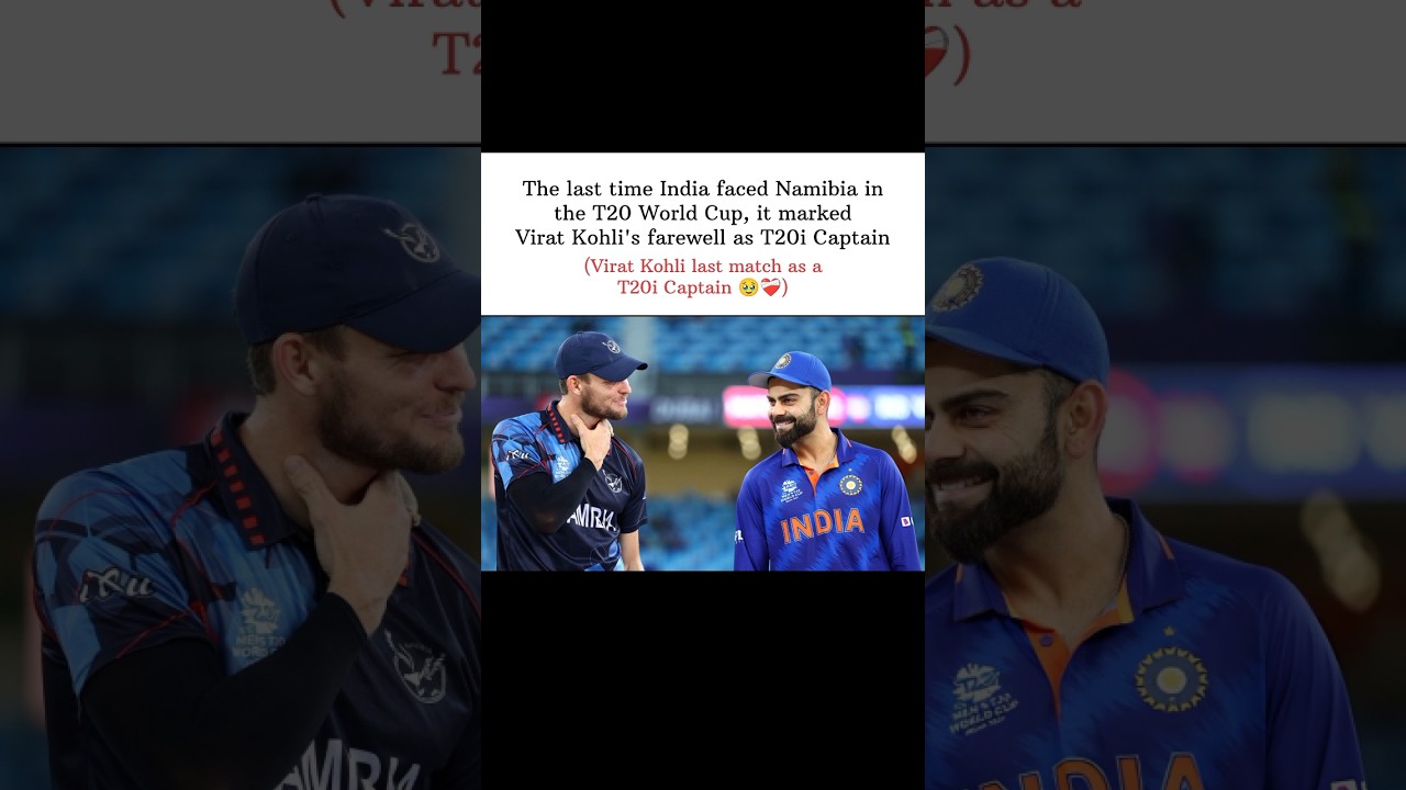 Virat Kohli last match as a T20i Captain 🥹❤️‍🩹 |