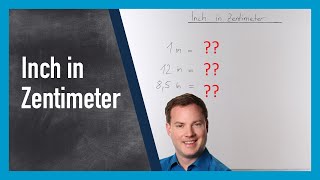 Convert inches to centimeters