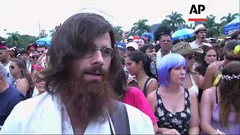 Scenes from Sgt.Pepper street party