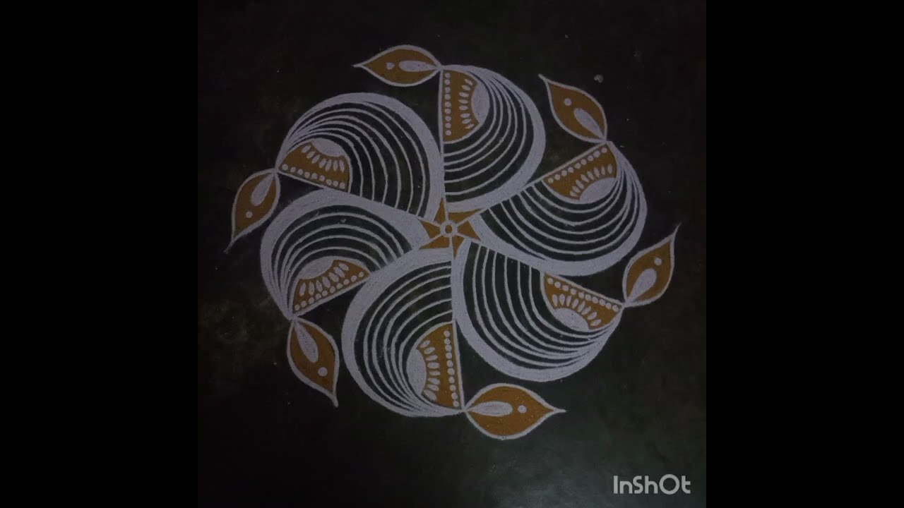 5*3 dots /கார்த்திகை மாத விளக்கு படி கோலம் /rangoli kolam designs/ simple muggulu 