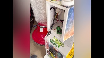 How to install a Nayax Touch credit card reader on a Mini Crane Vending Machine