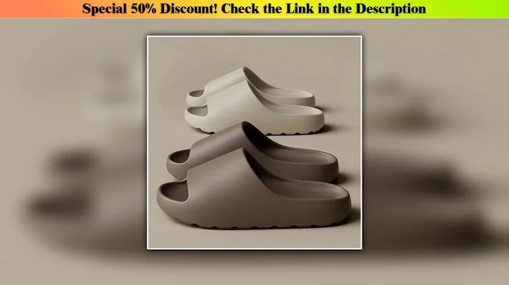First Look Coconut Slippers Cloud Thick-soled Sandals Summer Fashion Soft Bottom Beach Men Slippers