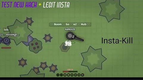 Moomoo.io New Hack Test and legit Insta-Kill