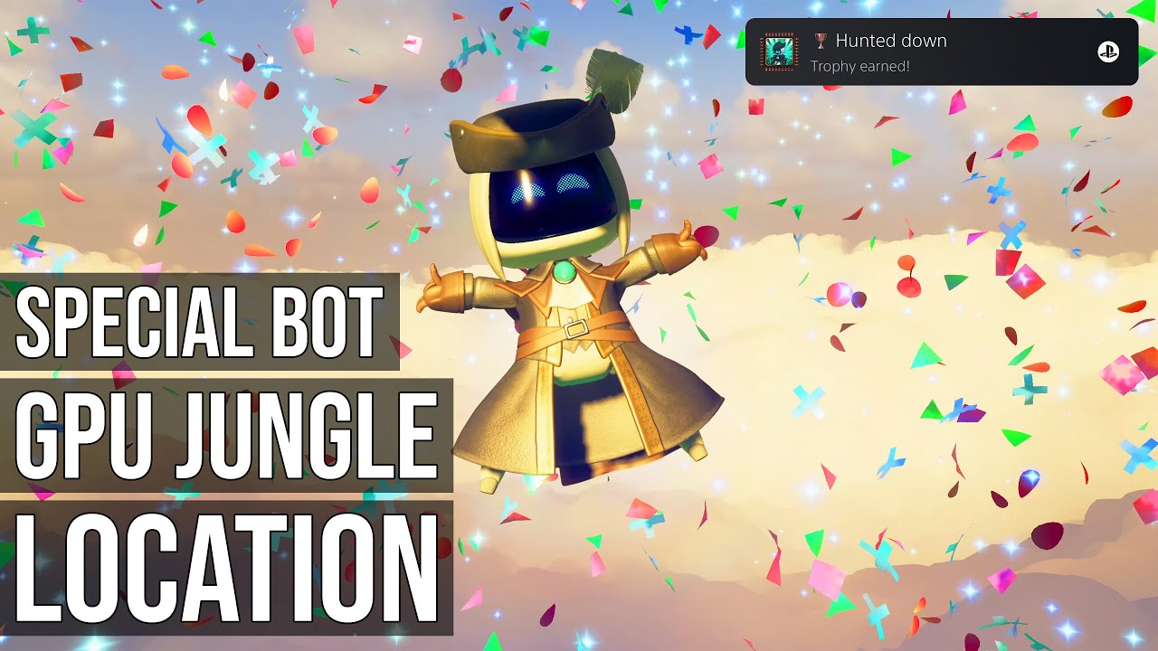 Astro's Playroom - Hunted Down Trophy (Rescued Special Bot Trapped In ...