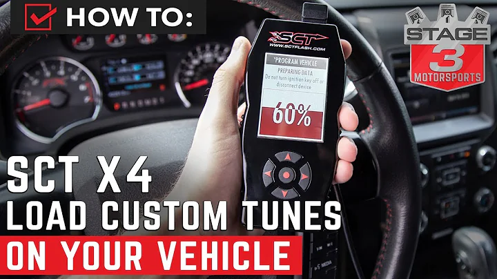 How to Load a Custom Tune on an SCT X4 Handheld Tuner