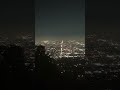 Los Angeles at night🌙#griffithobservatory