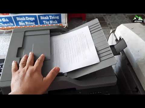 Video Cách Photo 2 mặt máy Brother MFC 2701D tự sắp đếm bản... - youtube