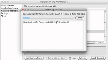 Android Application Development Tutorial - 3 - Installing Android SDK and Set up Emulator
