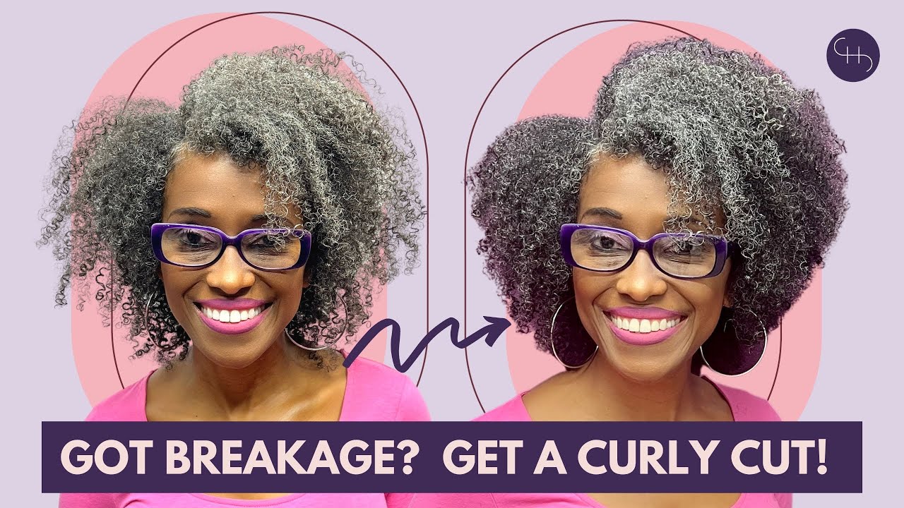 HAIR BREAKAGE DUE TO HARD WATER CURLY CUT! PART 2 YouTube