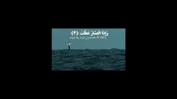 تلاوت زیبای قرآن کریم سوره تکویر با صدای قاری حامد علیزاده 🥰❤