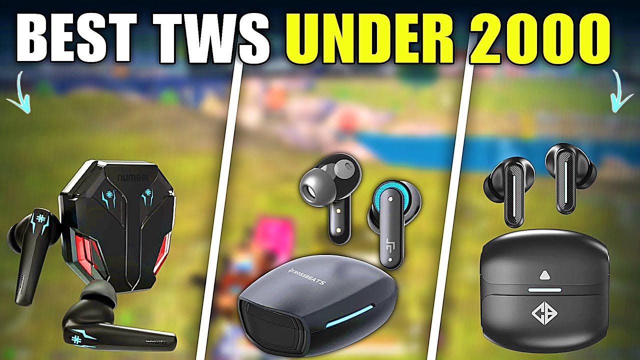 Best Earbuds Under 2000 For Gaming🔥 / Best Tws Under 2000 / Best Gaming ...