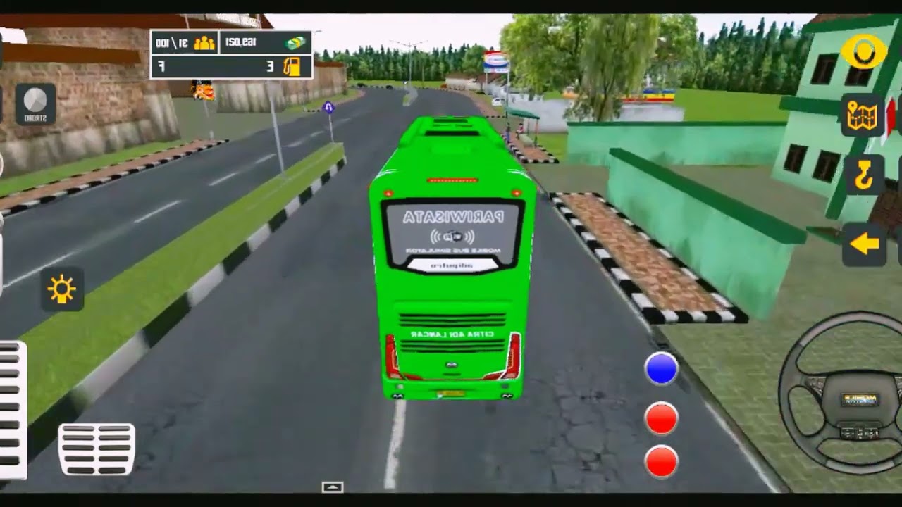 Bus Parking In Mobile Bus Simulator 🚌🚌🚌.