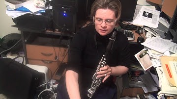 Introduction to D major and B minor scales on clarinet using Klose Baermann and Thurston