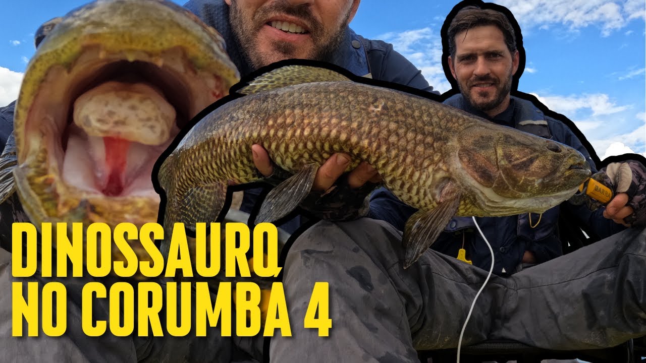 DINOSSAURO NO LAGO CORUMBÁ 4 - ENCONTRO INESPERADO COM UM TRAIROSSAURO