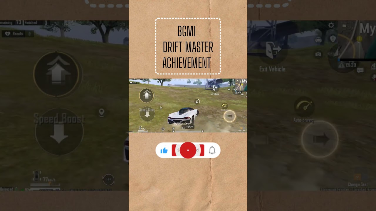 DRIFT MASTER achievement in 