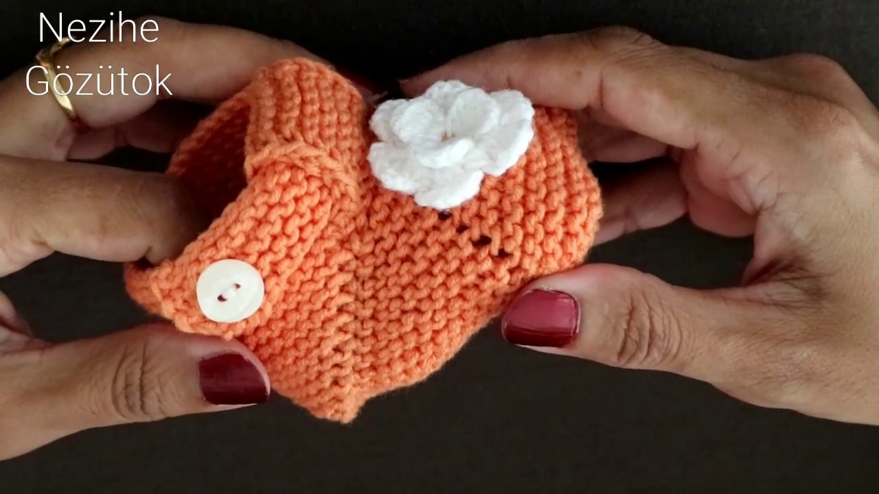 Kolay dikişsiz Yenidoğan bebek patiği YouTube