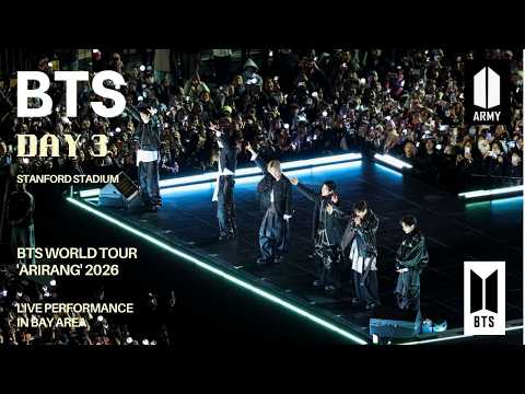 [vlog] BTS WORLD TOUR 'ARIRANG' 2026 | BTS perform live in Bay Area STANFORD STADIUM