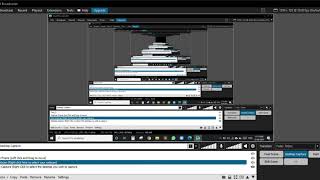 Infinite images effect in Xsplit Broadcaster.