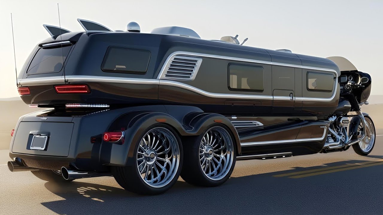 🔥Harley Davidson Camper Trike Built for American Roads