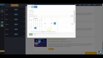 SITE123 - How to manage your Events page