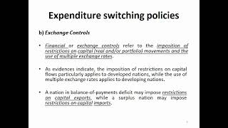 International Economics II Chapter 4 (Lesson 2)