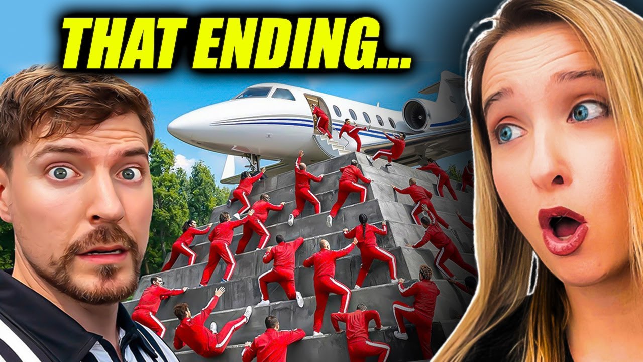 100 Pilots fight for a private jet! (Mr beast reaction)