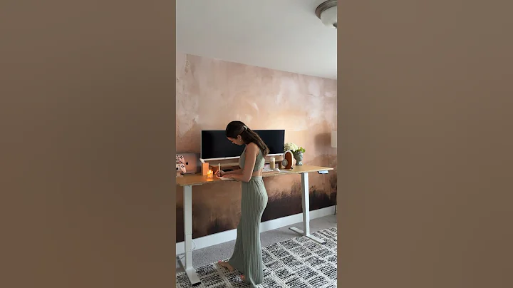 New Standing Desk from Flexispot! Perfect for working from home and gaming! #wfh  #standingdesk