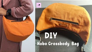 การสอนกระเป๋าสะพายข้าง Hobo | การสอนกระเป๋ากุ๊ย DIY