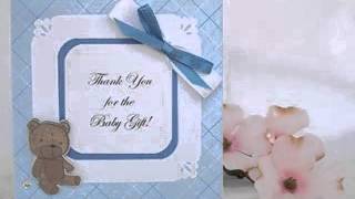 Baby shower thank you ideas